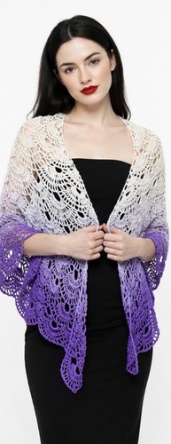 Lace crochet shawl 100 - lace, 100%