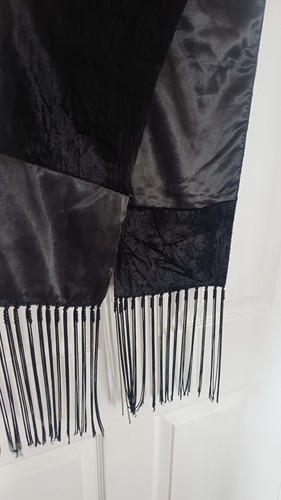Vintage beaded black - black, velvet
