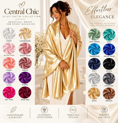 Central chic large silky satin - chic,