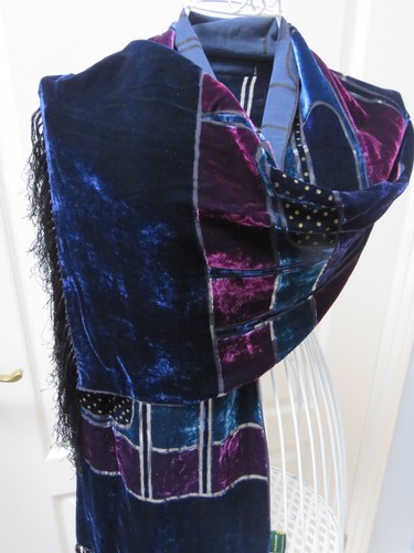 Besarani silk velvet devore - silk,
