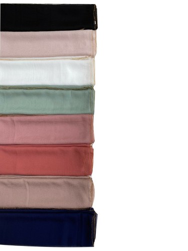 Soft silky scarf with gold - scarf,
