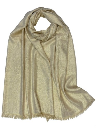 Shining glitter plain - plain, scarf