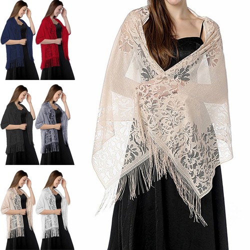 Soft lace scarf wrap - lace, shawl