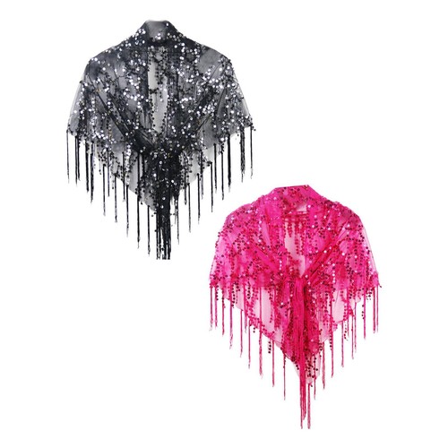 Women shawl wrap - wrap, sequin
