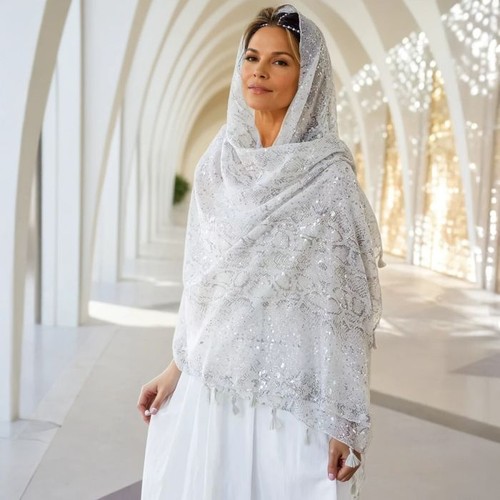 Womens occasion scarf sheer - occasion,