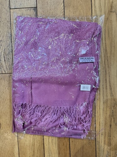 Pink pashmina shawl - shawl, scarf