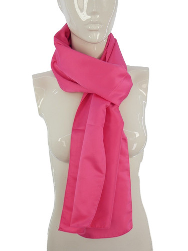 Bright pink scarf silky - bright,
