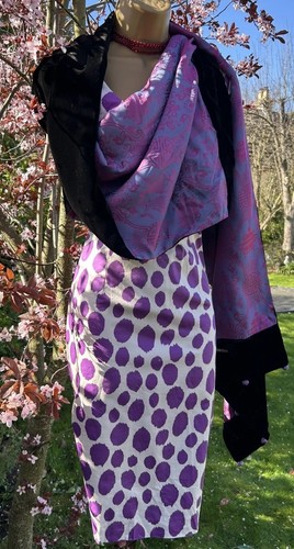 Vtg black silk - vtg,